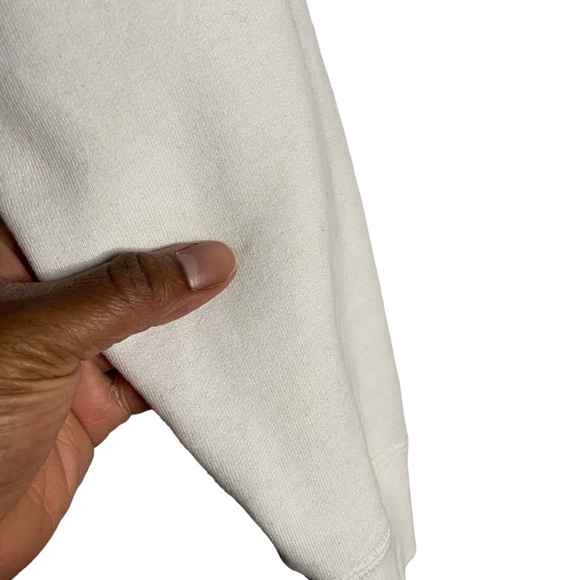 Abercrombie & Fitch Off-White Pride Love Flip Sequin Sweatshirt Hoodie - Picture 12 of 14